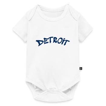 Détroit - Michigan - États-Unis - Amérique - Body à manches courtes Premium Bébé - blanc - Devant