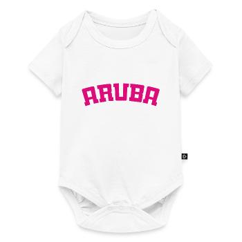 Aruba - Fondée en 1499 - Caraïbes néerlandaises - Karibik - Body à manches courtes Premium Bébé - blanc - Devant