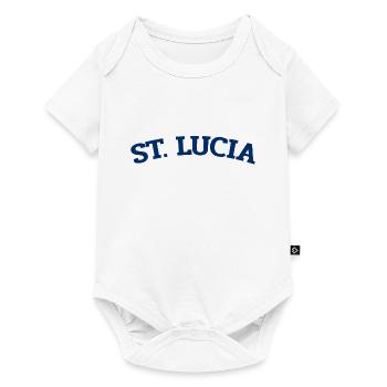 Saint Lucia - Castries - Caribbean - West Indies - Baby Premium short-sleeve bodysuit - white - Front
