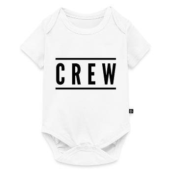 crew - Baby Premium Kurzarmbody - Weiß - Vorne