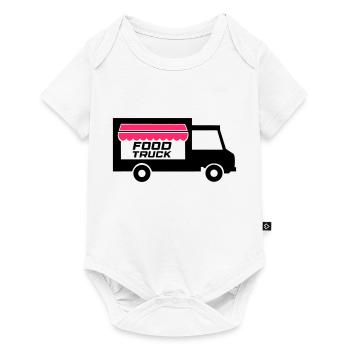 Camion de cuisine de rue 02 - Body à manches courtes Premium Bébé - blanc - Devant