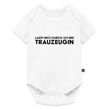 Let me through I'm maid of honor wedding bachelor party - Baby Premium short-sleeve bodysuit - white - Front