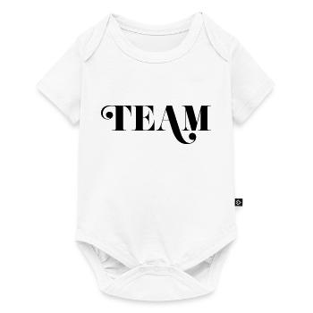 Team - Baby Premium Kurzarmbody - Weiß - Vorne