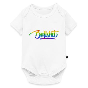 Restez fort Citation positive Mignon Amour Positivité - Body à manches courtes Premium Bébé - blanc - Devant