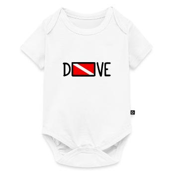 Plongée Plongeur Down Flag Plongée sous-marine Taucher Tauchen - Body à manches courtes Premium Bébé - blanc - Devant