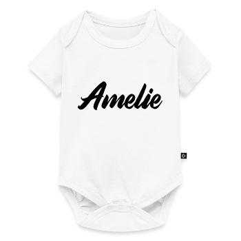 Amelie Name - Baby Premium short-sleeve bodysuit - white - Front