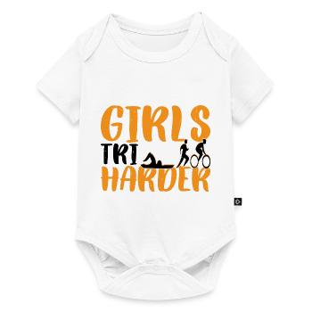 Filles Tri 6 - Body à manches courtes Premium Bébé - blanc - Devant