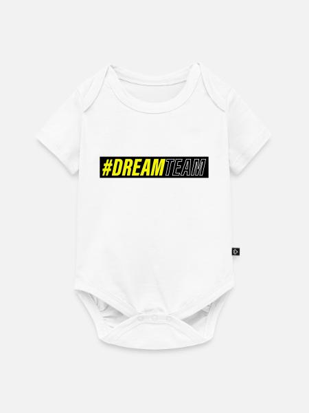 dream team - Baby Premium Kurzarmbody - Weiß