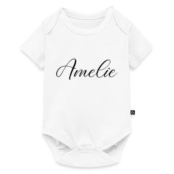 Amelie Name - Baby Premium short-sleeve bodysuit - white - Front