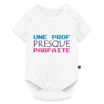 Schule / Lehrer / Lehrer / Lehrer / Lehrer - Baby Premium Kurzarmbody - Weiß - Vorne