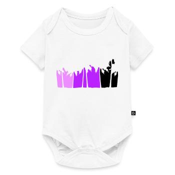 Palm Trees Island Trees Beach Holiday Strip Sea - Baby Premium short-sleeve bodysuit - white - Front