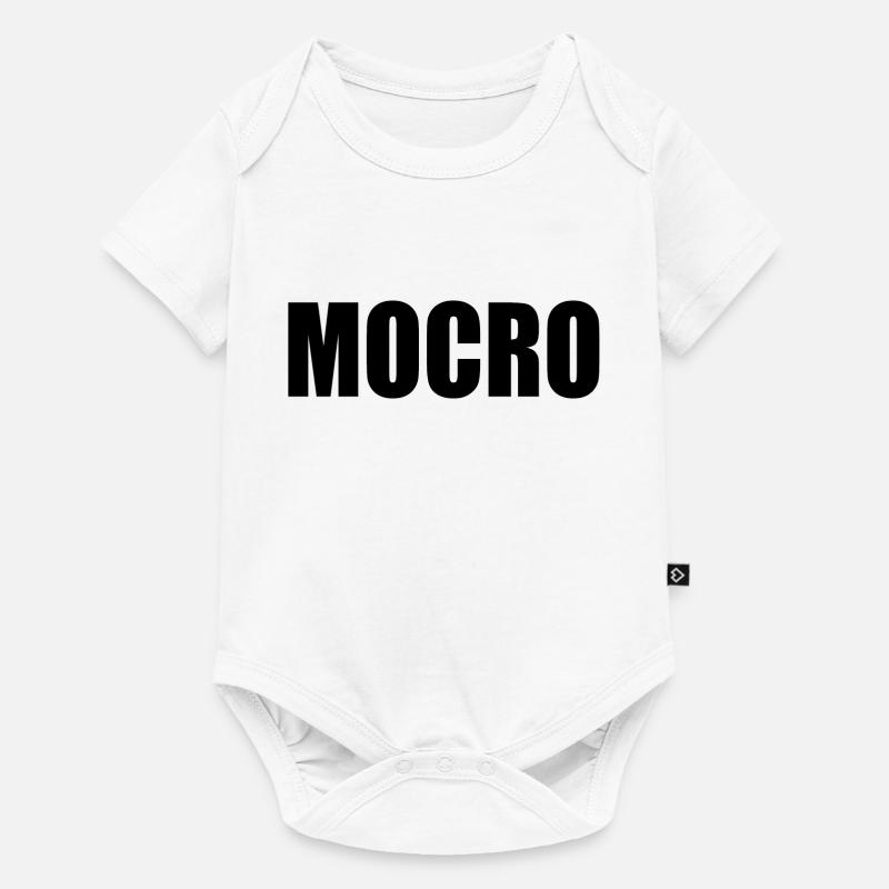 Mocro - Body à manches courtes Premium Bébé - blanc