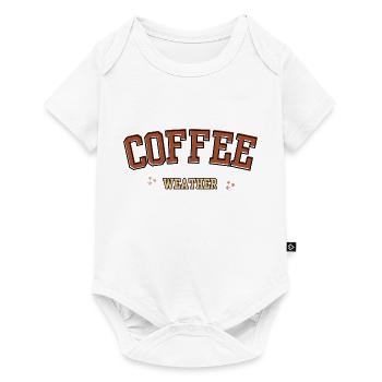 Coffee weather - Baby Premium short-sleeve bodysuit - white - Front