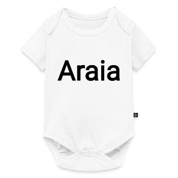 Araia - Body à manches courtes Premium Bébé - blanc - Devant