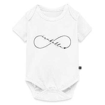Isabella Name Infinity Symbol - Baby Premium short-sleeve bodysuit - white - Front