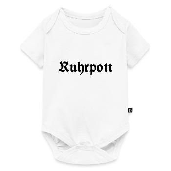 Ruhrpott - Pott - Bergbau - Kumpel - Ruhr - Shirt - Baby Premium Kurzarmbody - Weiß - Vorne