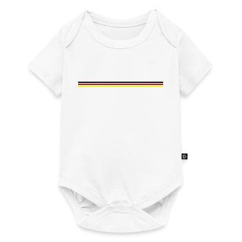 Germany Flag Line - Baby Premium short-sleeve bodysuit - white - Front