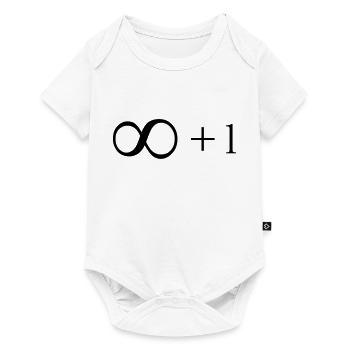 Unendlich + 1 - Baby Premium Kurzarmbody - Weiß - Vorne