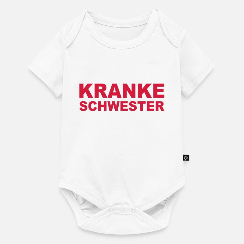 Krankenschwester - Baby Premium Kurzarmbody - Weiß