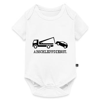 Abschleppdienst Abschleppen Flirten Party Gag LOL - Baby Premium Kurzarmbody - Weiß - Vorne