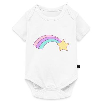 Shooting Star arc-en-cadeaux T-shirts - Body à manches courtes Premium Bébé - blanc - Devant