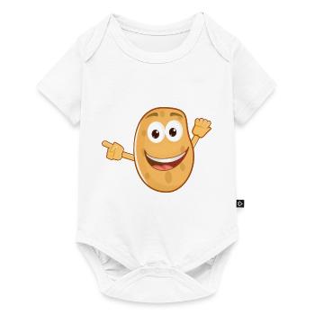 Funny Potato - Baby Premium short-sleeve bodysuit - white - Front