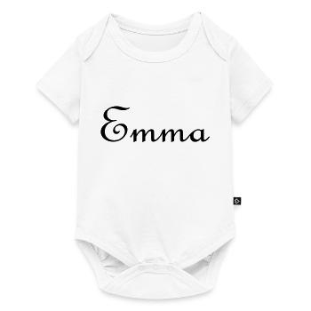 emma_2 - Baby Premium Kurzarmbody - Weiß - Vorne