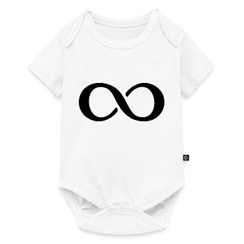 Symbol Unendlichkeit - Baby Premium Kurzarmbody - Weiß - Vorne