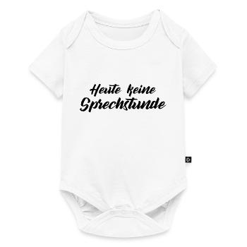 Heute keine Sprechstunde - Baby Premium Kurzarmbody - Weiß - Vorne