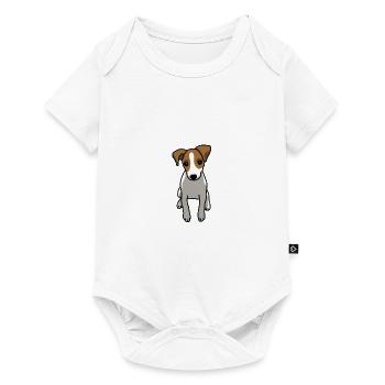 Jack Russell Terrier, Dog, , Puppy, Comic - Baby Premium short-sleeve bodysuit - white - Front