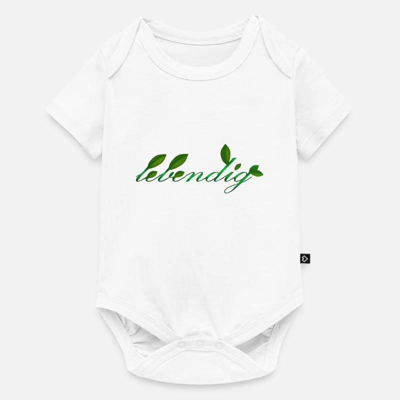 vivant - Body à manches courtes Premium Bébé - blanc