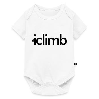 I climb - Baby Premium Kurzarmbody - Weiß - Vorne