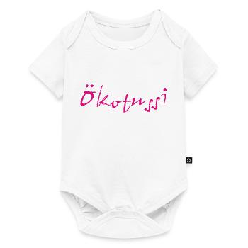 Ecotussi 1 - Body à manches courtes Premium Bébé - blanc - Devant