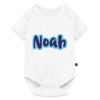 Noah name first name - Baby Premium short-sleeve bodysuit - white - Front