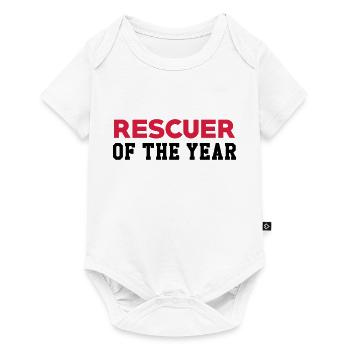 Rescuer Rescue Retter Secourisme Secouriste - Baby Premium short-sleeve bodysuit - white - Front