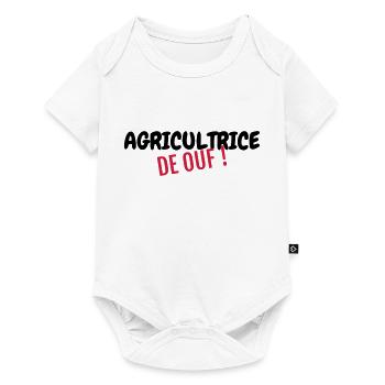 Agriculture / Agriculteur / Ferme / Paysan - Body à manches courtes Premium Bébé - blanc - Devant