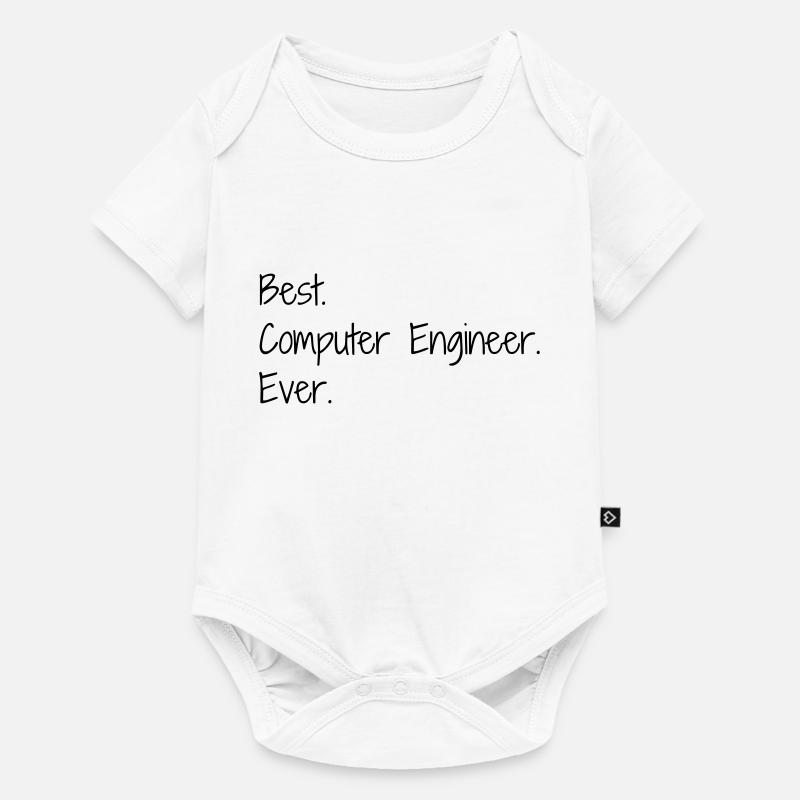 informatique / informaticien / ordinateur / geek - Body à manches courtes Premium Bébé - blanc