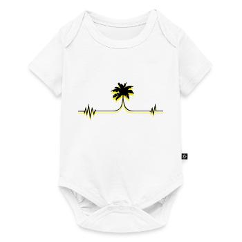 palme puls - Baby Premium Kurzarmbody - Weiß - Vorne