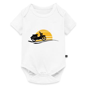 Fahrzeug - Schwalbe Sonne - Baby Premium Kurzarmbody - Weiß - Vorne
