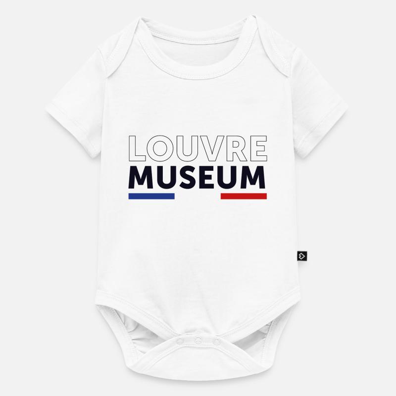 Musée du Louvre Paris - Body à manches courtes Premium Bébé - blanc