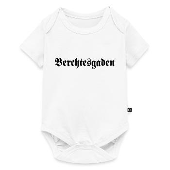 Inscriptions de Berchtesgaden noir - Body à manches courtes Premium Bébé - blanc - Devant