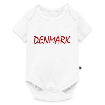 Denmark - Baby Premium short-sleeve bodysuit - white - Front