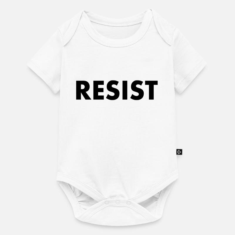 Resist - Body à manches courtes Premium Bébé - blanc