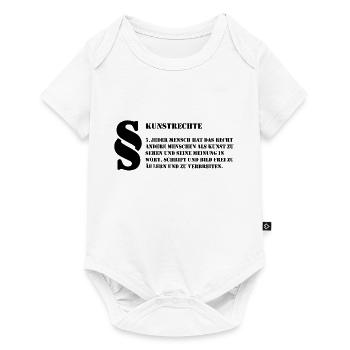 5 Kunstrechte | Jeder Mensch ist Kunst - Baby Premium Kurzarmbody - Weiß - Vorne