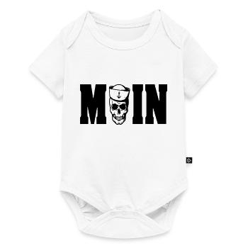 moin 5 - Baby Premium Kurzarmbody - Weiß - Vorne