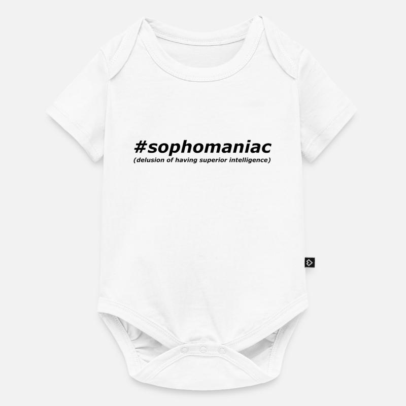 sophomaniaque - Body à manches courtes Premium Bébé - blanc