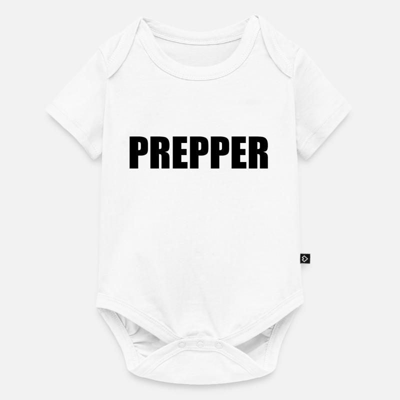 Prepper - Baby Premium Kurzarmbody - Weiß