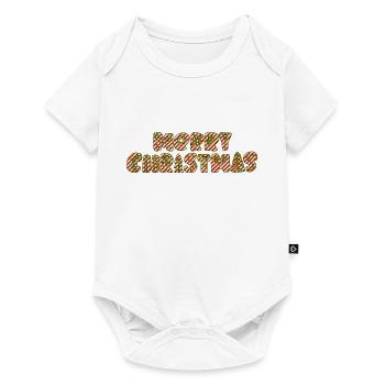 Joyeux Noël Noël Noël vacances hiver père Noël joyeux - Body à manches courtes Premium Bébé - blanc - Devant