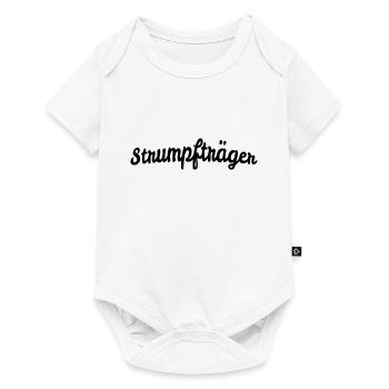 Strumpfträger - Baby Premium Kurzarmbody - Weiß - Vorne