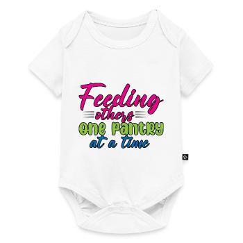 Feeding Others One Pantry At A Time 4 - Baby Premium short-sleeve bodysuit - white - Front